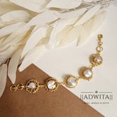 Wired Pearl Chip Bracelet